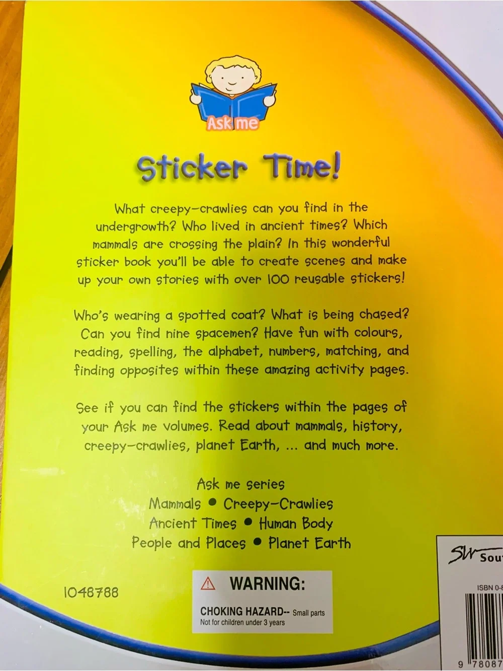 Home school learning Geography/Science/ History Books- Colorful Stickers